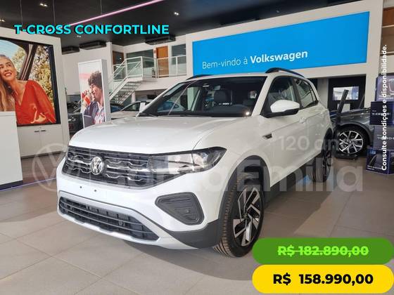 VOLKSWAGEN T-CROSS 1.0 200 TSI TOTAL FLEX COMFORTLINE AUTOMÁTICO